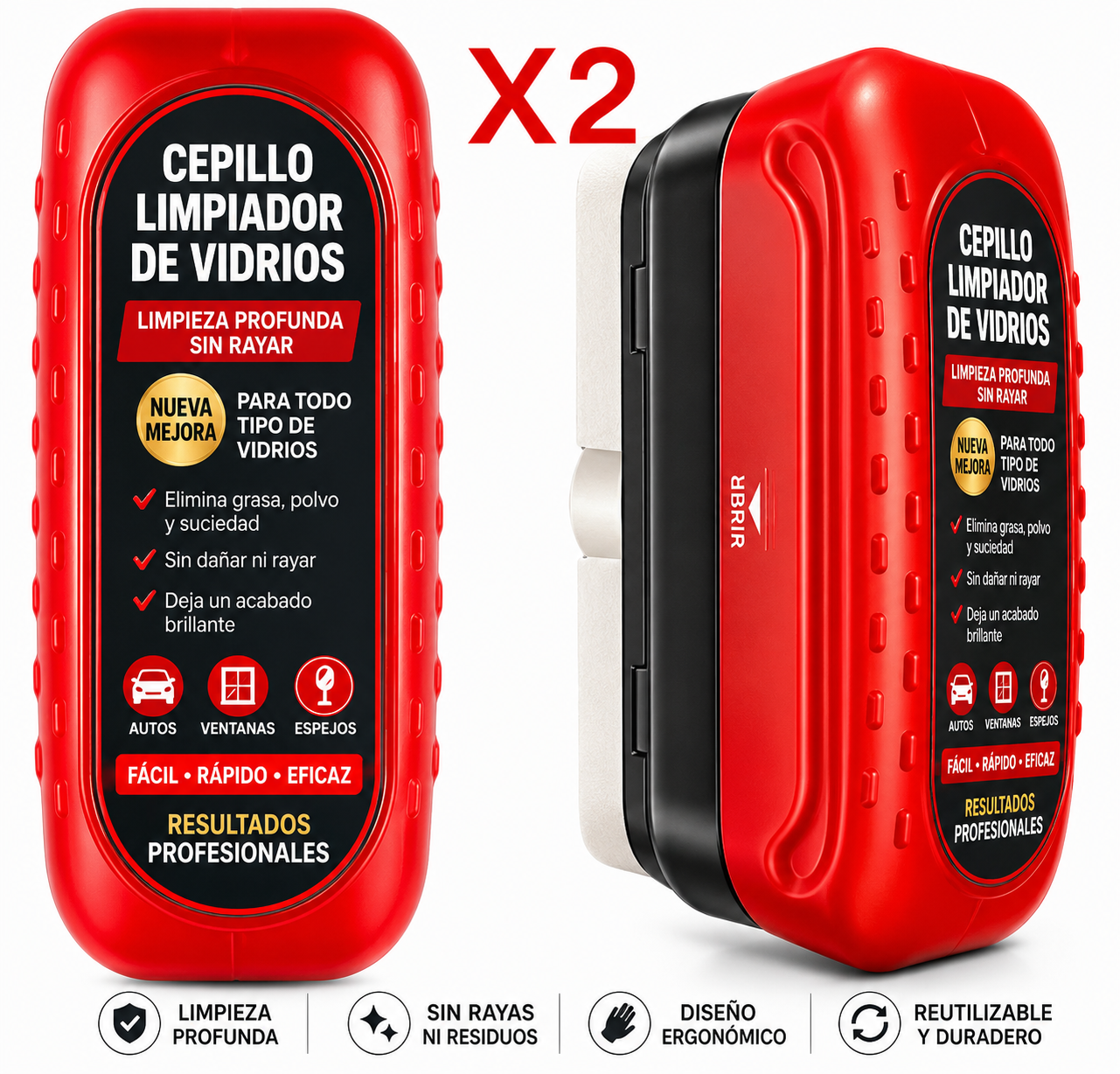 Pack 2 Cepillos Anti Empanante SC