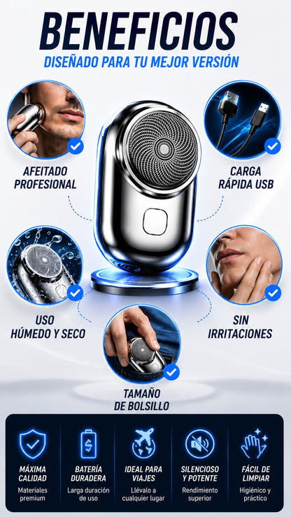 Mini Afeitadora Portátil Recargable  ™