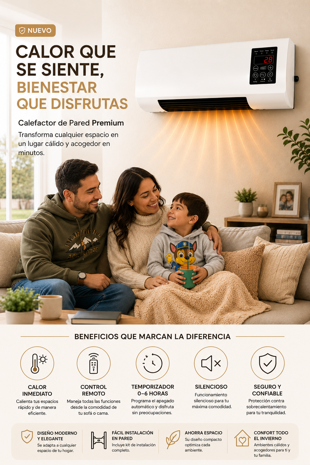 Calefactor Para Pared