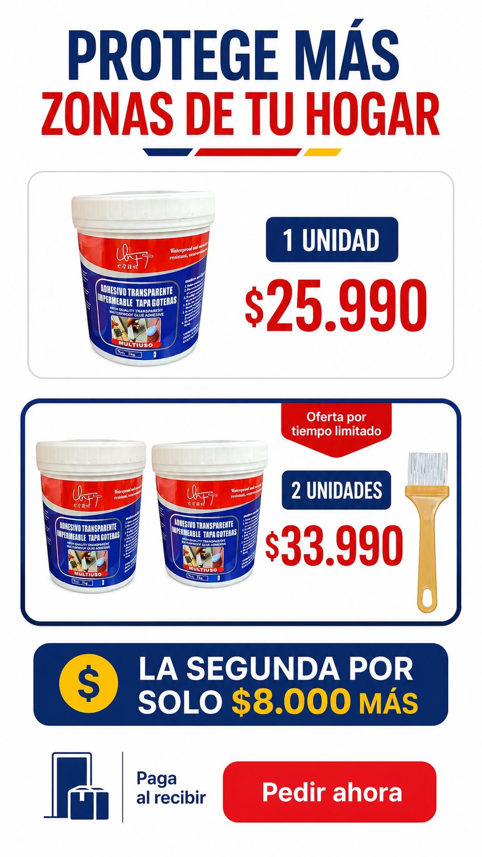 SELLADOR TRANSPARENTE IMPERMEABLE.